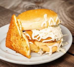 Italian Paneer Double Decker Burger