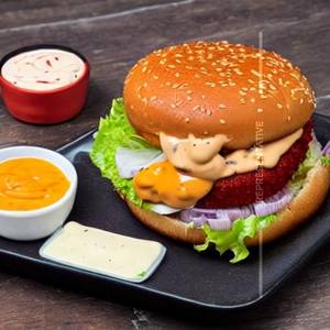 Chilli Mayo Prawn Burger