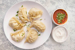 Steam momos [10 pieces] chicken
