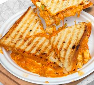 Cheesy Paneer Sandwich
