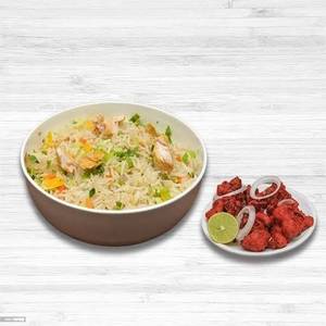 Beef Fried Rice (1 Kg) + Mini Beef Manchurian
