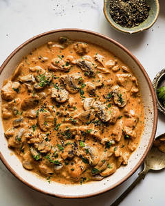 Chicken Stroagnoff In Lemon Sauce