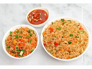 Schezwan Triple Fried Rice
