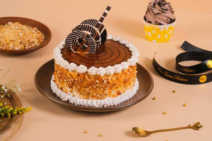 Eggless Butterscotch Cake