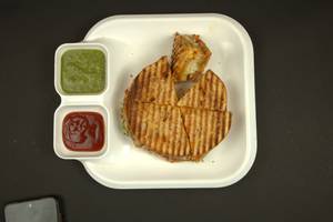 Pizza veg cheese grilled sandwich