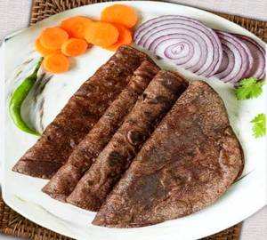 Ragi rotti with chuttni