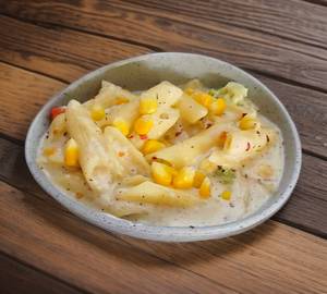 Paneer In White Sauce Pasta