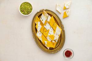 Kesar Kaju Katli
