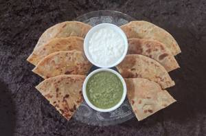 Combo Plain Aloo Paratha (2 Pcs)