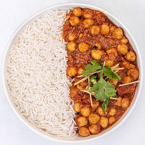 Chola With Jeera Rice