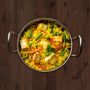 Veg paneer biryani 