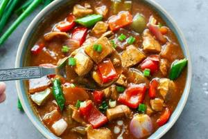 Chilly Chicken Wet