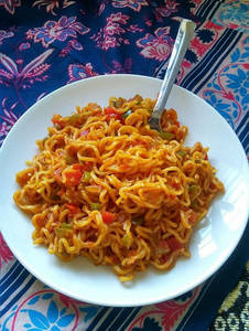 Special Indian Style Masala Veg Maggi