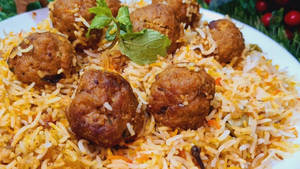 Mutton Kofta Biryani