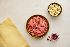 Gulab Kaju Katli