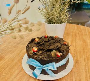 Velvety dark chocolate symphony cake