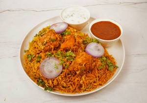 Hyderabadi Chicken Dum Biryani