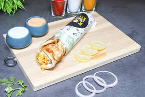 Butter Paneer Bhurji Roll