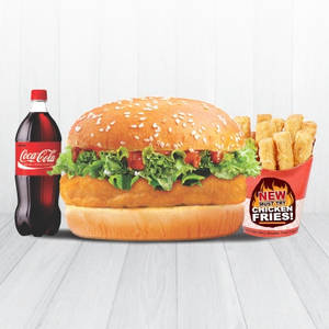 Me 9 ( Tandoori Chicken Burger + C. Fries + Drink )