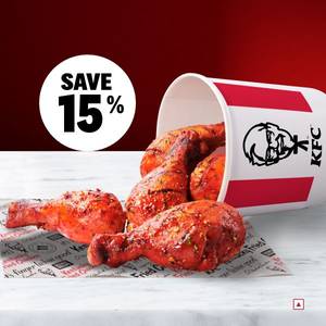 Spicy Zinger Burger and Chicken Meal