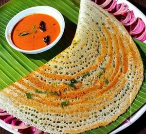 Rava Onion Cheese Masala Dosa