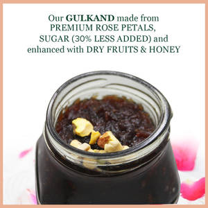 Premium Rose Gulkand Infused with Dry Fruits and Honey