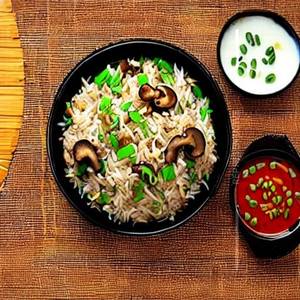 Chinese Mushroom Fried Rice