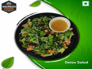 Detox Salad With Lime Olive Dressing