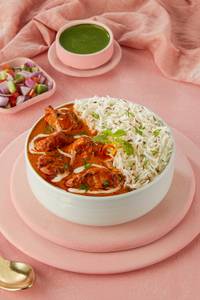 Smoky Butter Chicken Rice Bowl
