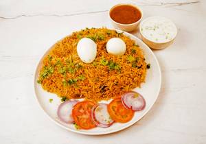 Hyderabadi Egg Dum Biryani