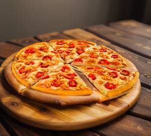 Spicy chicken pizza