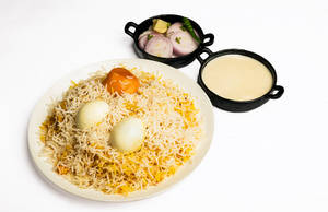 Kolkata Biryani Rice With Egg & Potato