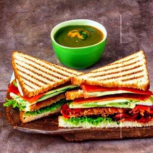 Veg Club Sandwich