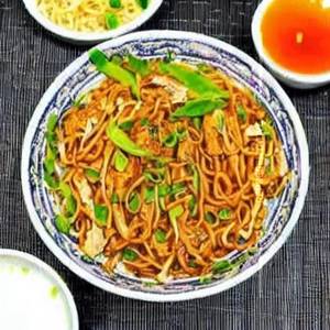 Chicken Nam Prik-Pow Noodles