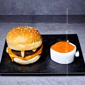 Cheesy Crunch Burger