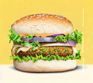 American Cheese Supreme Veg Burger