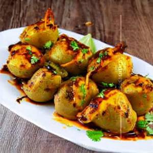 Kashmiri Stuffed Dum Aloo