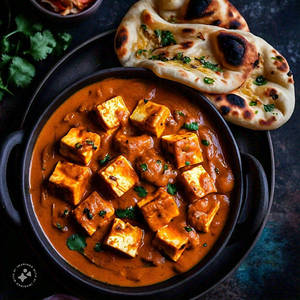 Paneer  Butter Masala [half] + 2 Lacchha Parantha