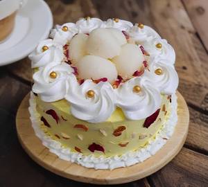 Flower Design Sweet Rasgulla Cake