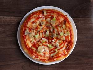 Mushroom Corn Pizza [7 Inches] 