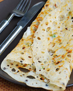 Onion Rava Plain Dosa