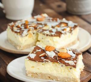 Almond Cheesecake Pastry Square