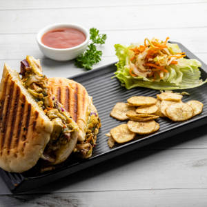 Chef special Grilled Chicken Raw Mango Sandwich In Panini(Non-Veg)