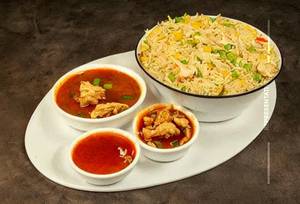 Chicken Triple Fried Rice