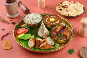 Veg Eco Thali ( Without Onion & Garlic)