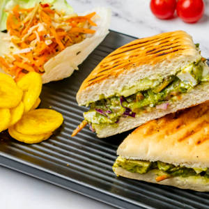 Paneer Tikka Sandwich in Panini Bread (veg)