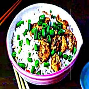 Onion Chilli Fried Rice