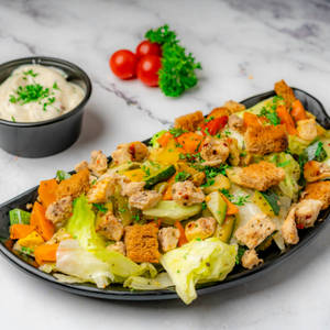 Chicken Classic Ceaser (500 ml container) - non-veg