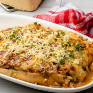 English Veg Lasagne (veg) in Pesto Sauce