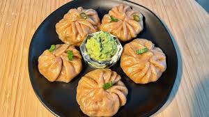 Mushroom Steam Momos (5 Pcs)